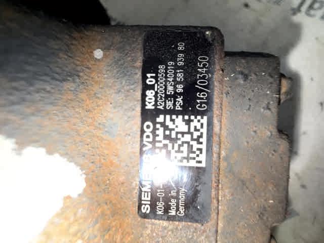 Насос топливный высокого давления 9658193980 FIAT