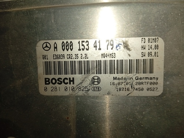 Модуль управления двигателем A0001534179 MERCEDES