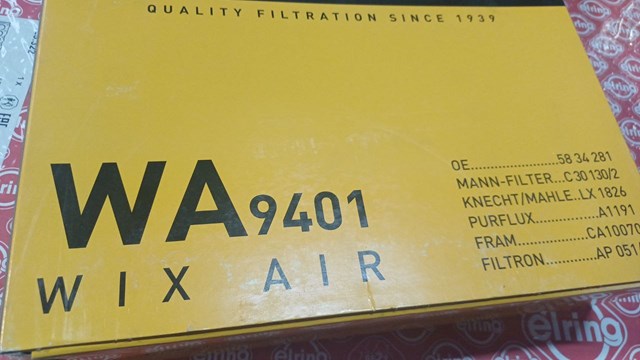 WA9401 WIX Фильтр воздушный купить в Одесса