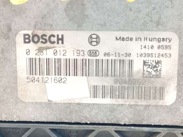 IVECO 0281012193 Блок управления двигателем в наличии Павлоград