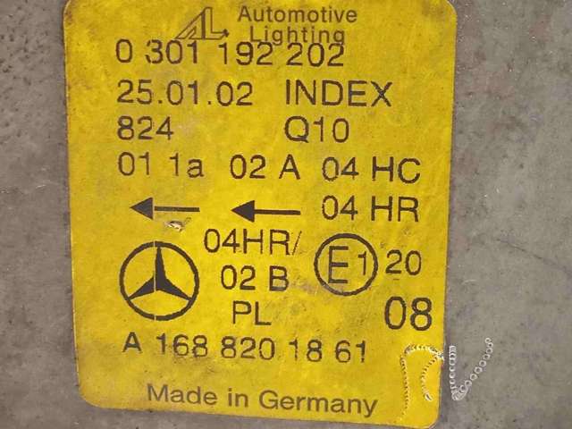 0301192202 MERCEDES Фара правая купить в Ирпень