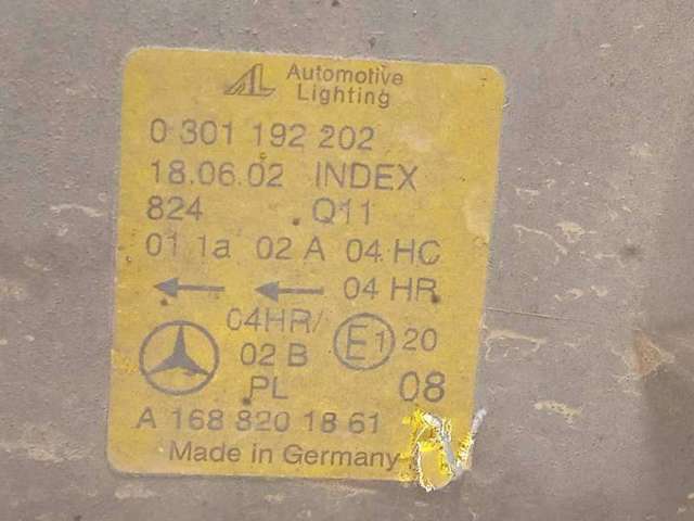 0301192202 MERCEDES Правая фара купить в Житомир