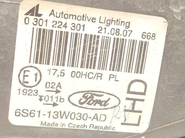 FORD 0301224301 Левая фара в наличии Тернополь