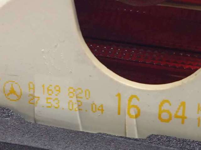 MERCEDES 1698201664 Фонарь задний правый внутренний в наличии Павлоград