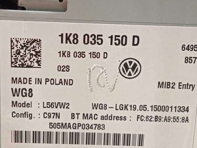 VAG 1K8035150D Дисплей многофункциональный в наличии Тернополь