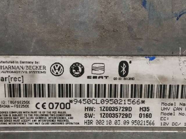 1Z0035729D VAG Блок управление Bluetooth купить в Черкассы