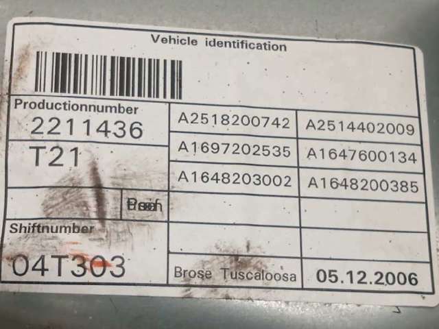2518200742 MERCEDES Мотор стеклоподъемника двери передней левой купить в Хмельницкий