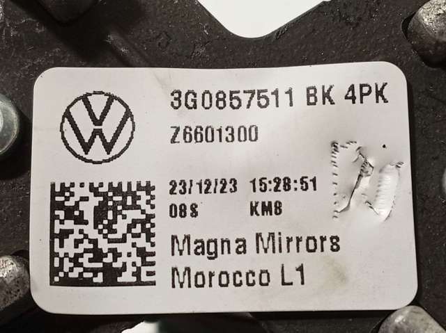 3G0857511BK4PK Зеркало заднего вида купить Каменское