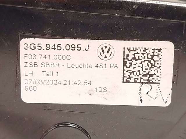 3G5945095J VAG Фонарь задний левый внешний купить в Черкассы