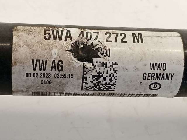 5WA407272M VAG Полуось (привод) передняя правая купить в Винница