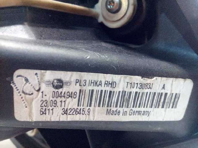 BMW 64113422645 Вентилятор печки в наличии Николаев