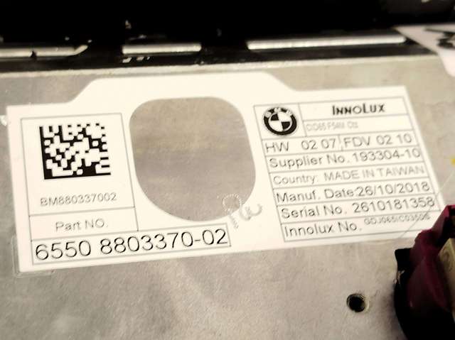 BMW 65508803370 Дисплей многофункциональный в наличии Житомир