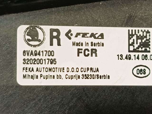6VA941700 VAG Фара противотуманная правая купить в Ирпень