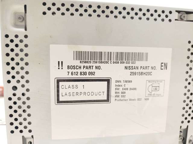 NISSAN 7612830092 в наличии Одесса