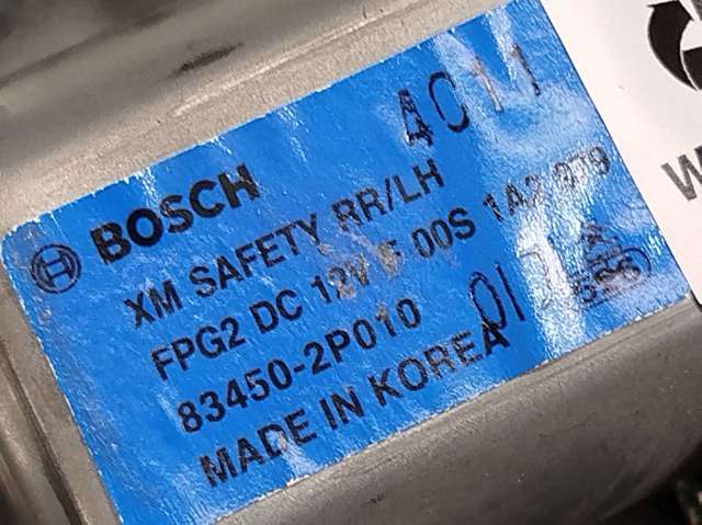 834502P010 HYUNDAI Мотор стеклоподъемника двери задней левой купить в Украина