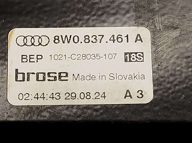 VAG 8W0837461A Механизм стеклоподъемника двери передней левой в наличии Одесса