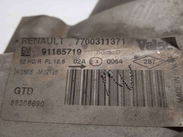 91165719 RENAULT Левая фара купить в Киев