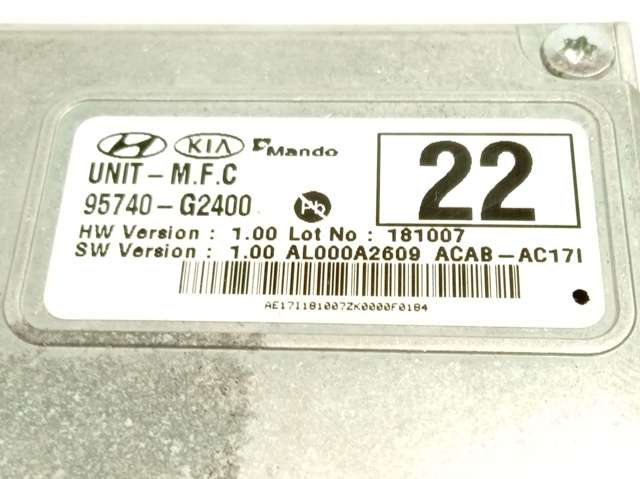 HYUNDAI 95740G2400 Радарный датчик дистанции в наличии Винница