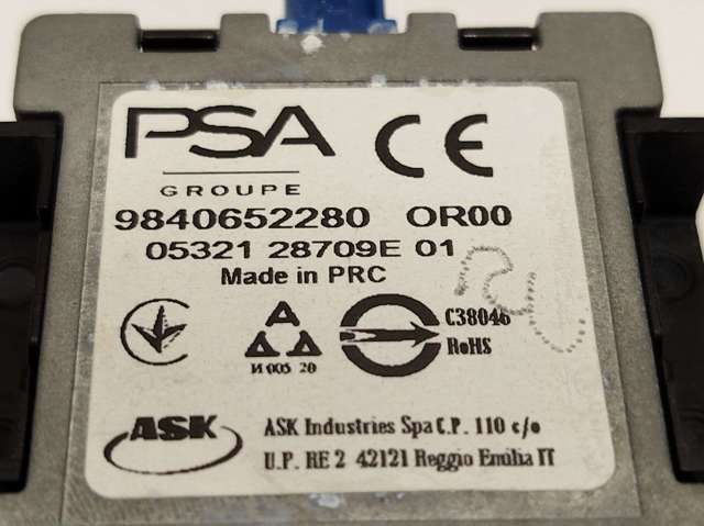 PEUGEOT 9840652280 в наличии Днепр