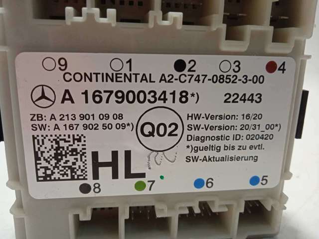 MERCEDES A1679003418 в наличии Павлоград