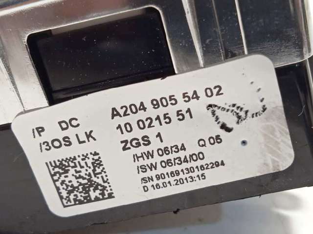MERCEDES A20490554029107 Кнопочный блок управления стеклоподъемником передний левый в наличии Хмельницкий