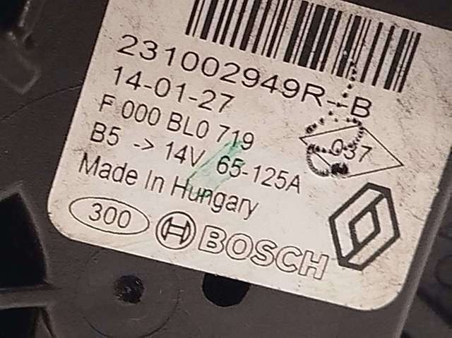 F000BL0719 RENAULT Генератор купить в Львов