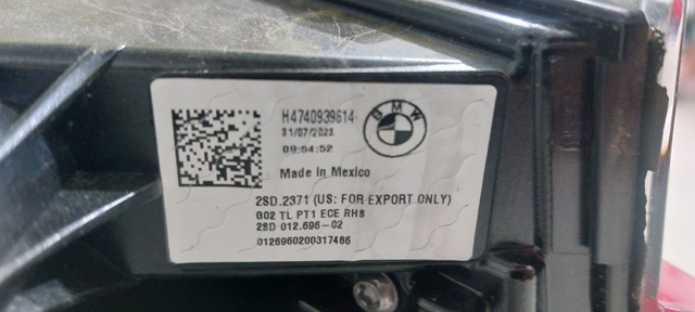 BMW 63217409396 Фонарь задний правый внешний в наличии Львов
