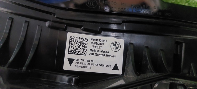 BMW 63219463048 Фонарь задний правый внешний в наличии Сумы