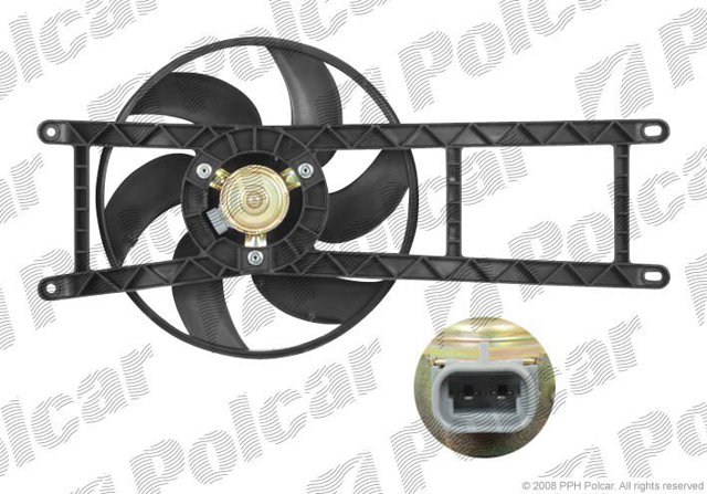 POLCAR 300323W1 Электровентилятор охлаждения в сборе (мотор+крыльчатка) в наличии Киев