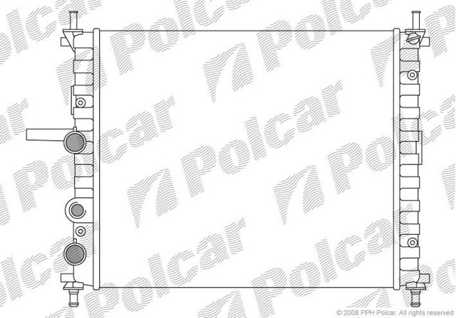 POLCAR 3018089 Радиатор охлаждения двигателя в наличии Запорожье