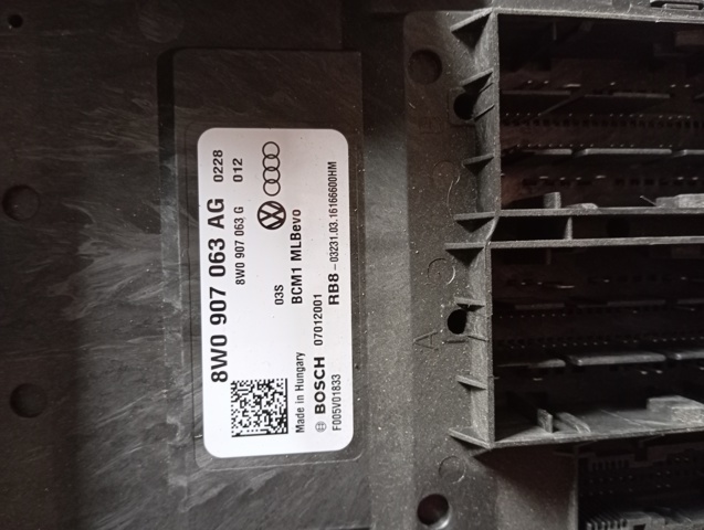 Блок управления комфортом 8W0907063AG VAG