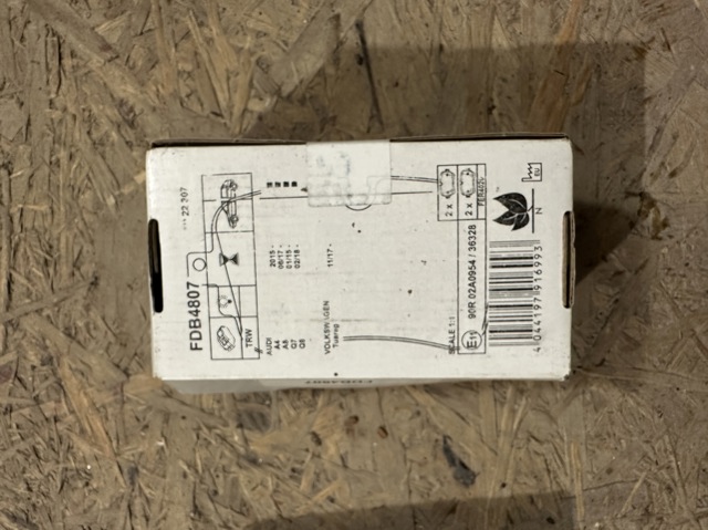 FDB4807 FERODO Задние тормозные колодки купить в Ирпень