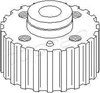 Звездочка привода коленвала двигателя 100296755 HANS PRIES