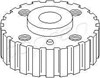 Звездочка-шестерня привода коленвала двигателя 100833755 HANS PRIES