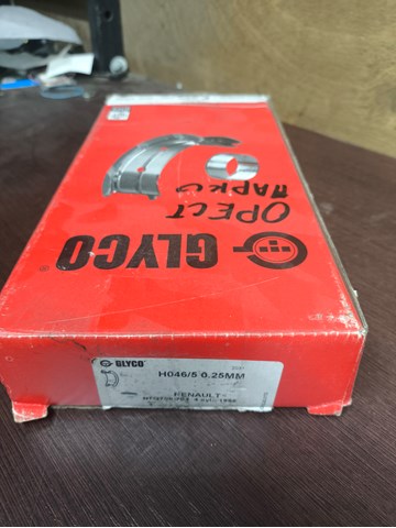 Вкладыши коленвала коренные, стандарт (STD) H0465 GLYCO
