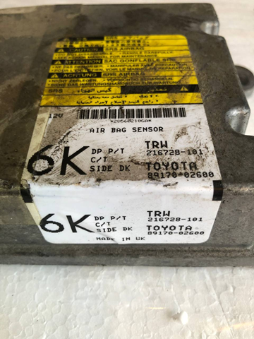 8917002600 TOYOTA Модуль-процессор управления подушкой безопасности (ЭБУ AIRBAG) купить в Кривой Рог