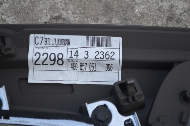 VAG 4G0857051 Панель салона передняя "торпедо", верхняя часть в наличии Киев