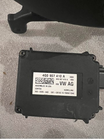 Блок управления системой открывания ворот гаража 4G0907410A VAG