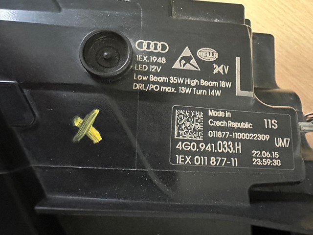 4G0941033H VAG Левая фара купить в Житомир