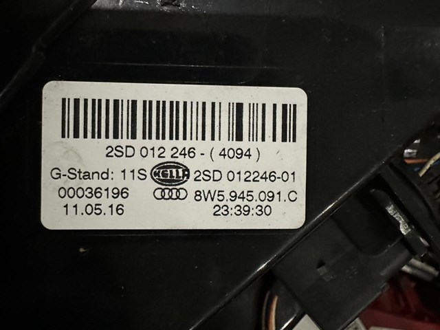 VAG 8W5945091C Фонарь задний левый внешний в наличии Днепр