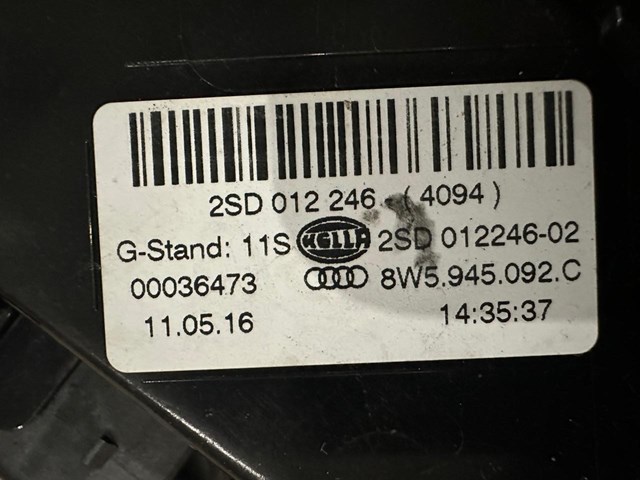 VAG 8W5945092C Фонарь задний правый внешний в наличии Одесса