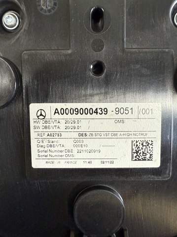 00090004399051 MERCEDES Плафон салона купить в Украина