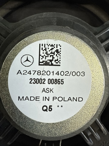 MERCEDES A2478201402 Динамик передней двери в наличии Запорожье
