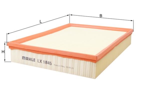 LX1845 MAHLE Фильтр воздушный купить в Чернигов