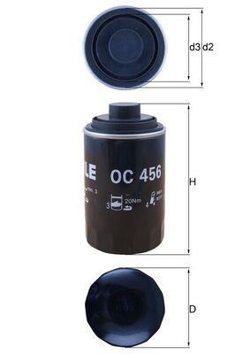 OC456 Масляный фильтр купить Ужгород