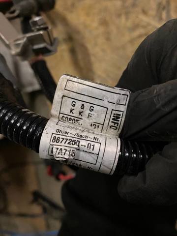 BMW 12428677250 Кабель стартера в наличии Черновцы