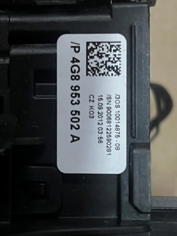 4G8953502A4PK VAG Подрулевой переключатель купить в Ровно