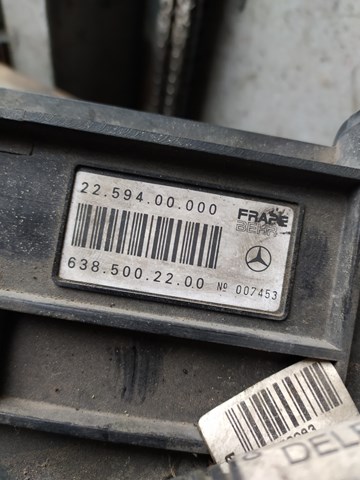 MERCEDES 6385002200 Диффузор вентилятора в сборе с мотором и крыльчаткой в наличии Кривой Рог