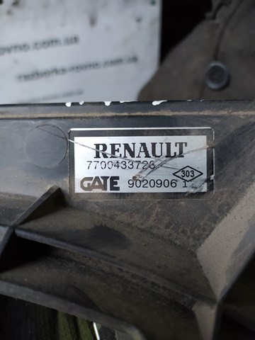 RENAULT 7700433728 Диффузор радиатора охлаждения в наличии Украина