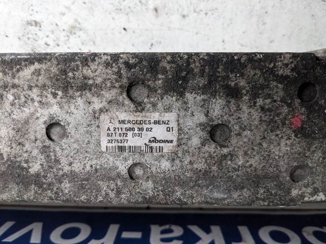 A2115003902 MERCEDES Радиатор интеркуллера купить в Ровно